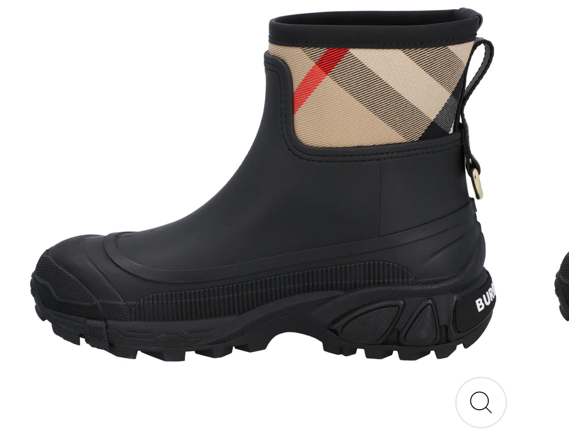 Burberry rain boots
