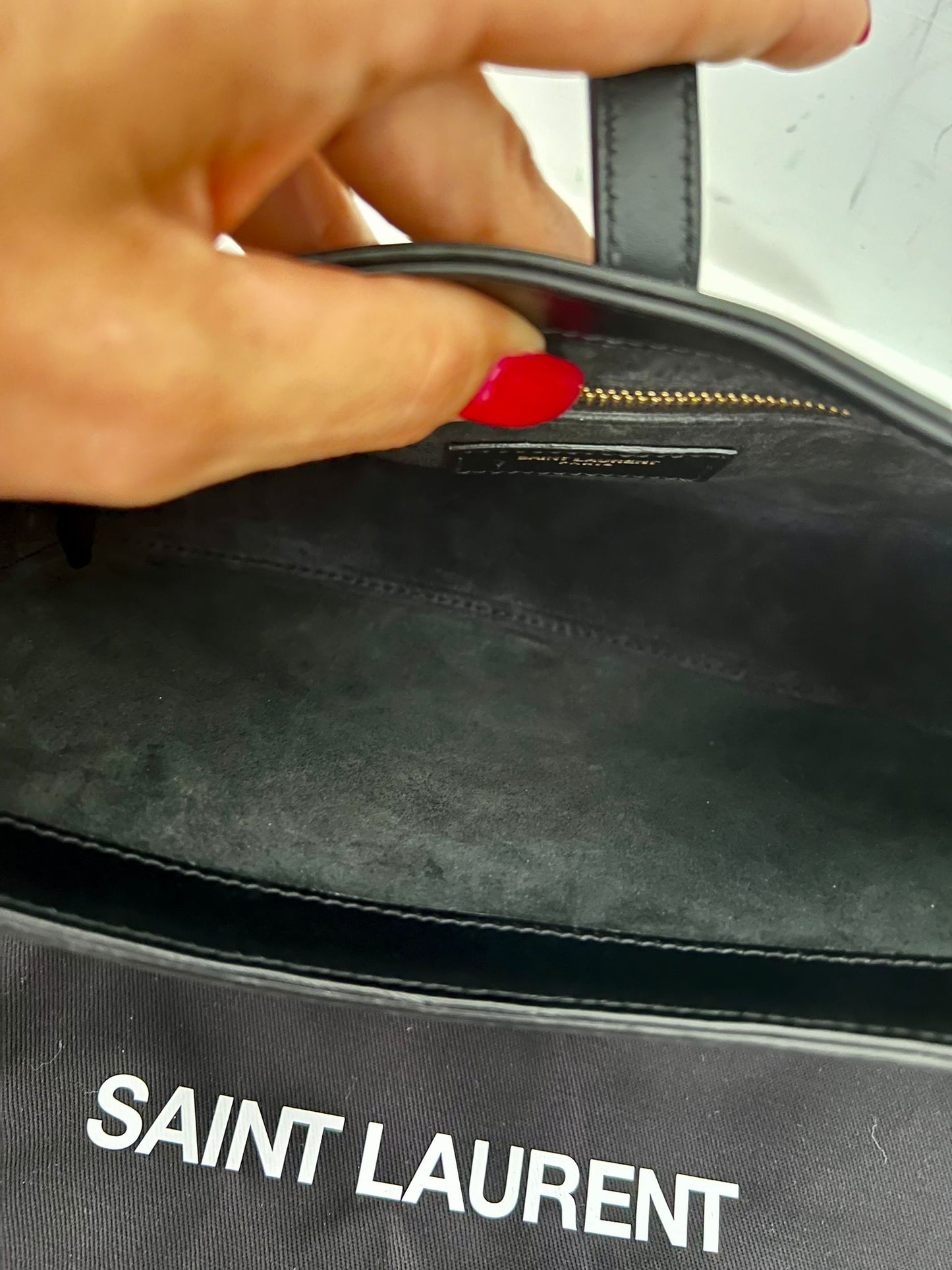 Ysl Saint Laurent Hobo 5 a 7 black