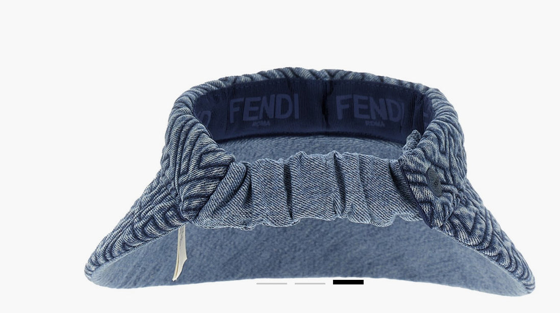 Fendi denim visor