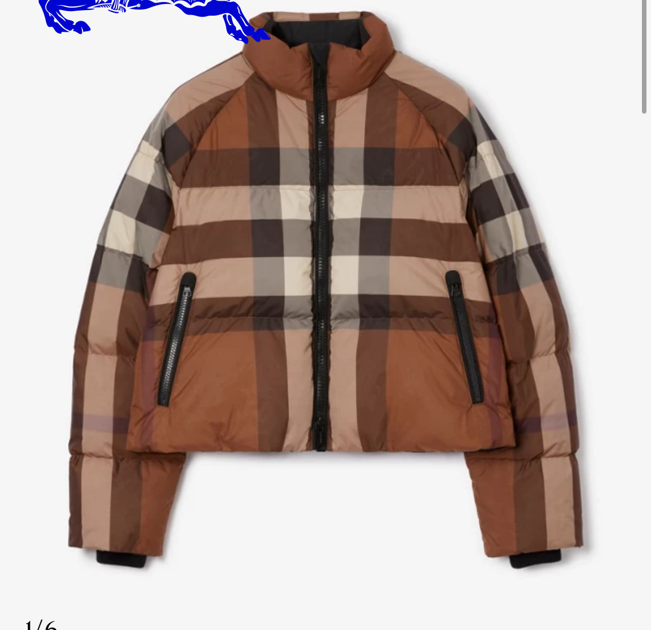 Burberry puffer jacket