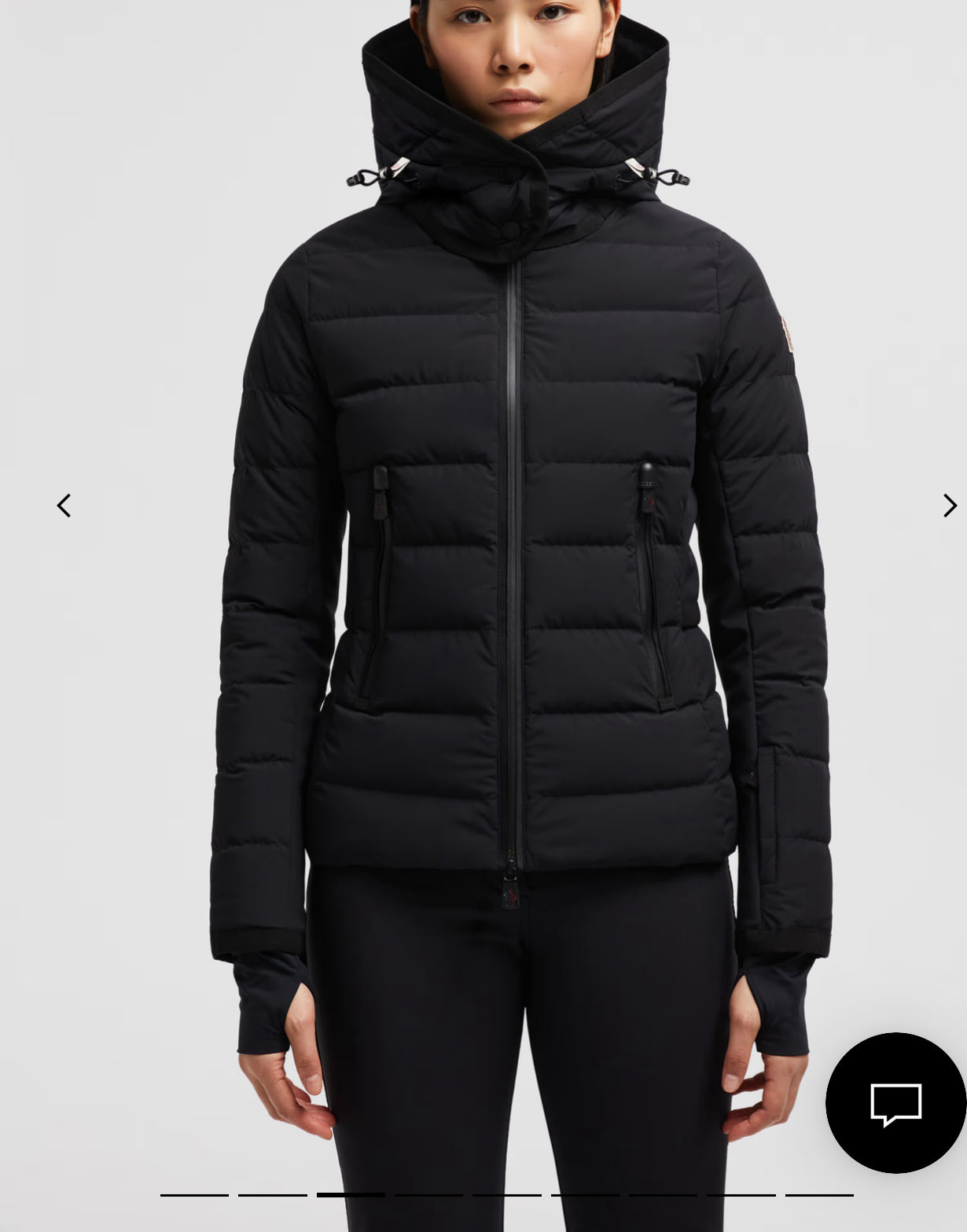 Moncler Grenoble lamoura size 2 black