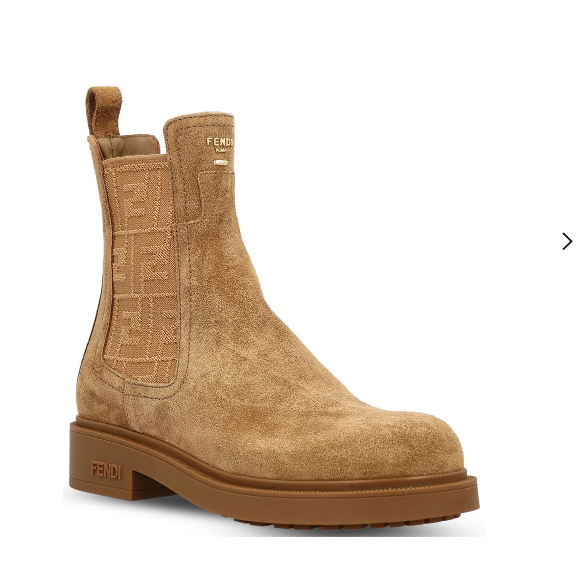 Fendi ff suede boots size 37