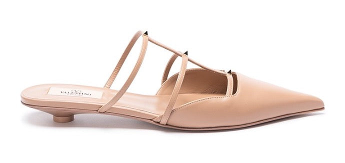 Valentino Rockstud wispy mules
