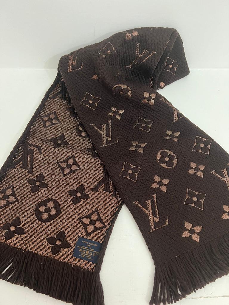 Lv louis vuitton logomania lurex scarf