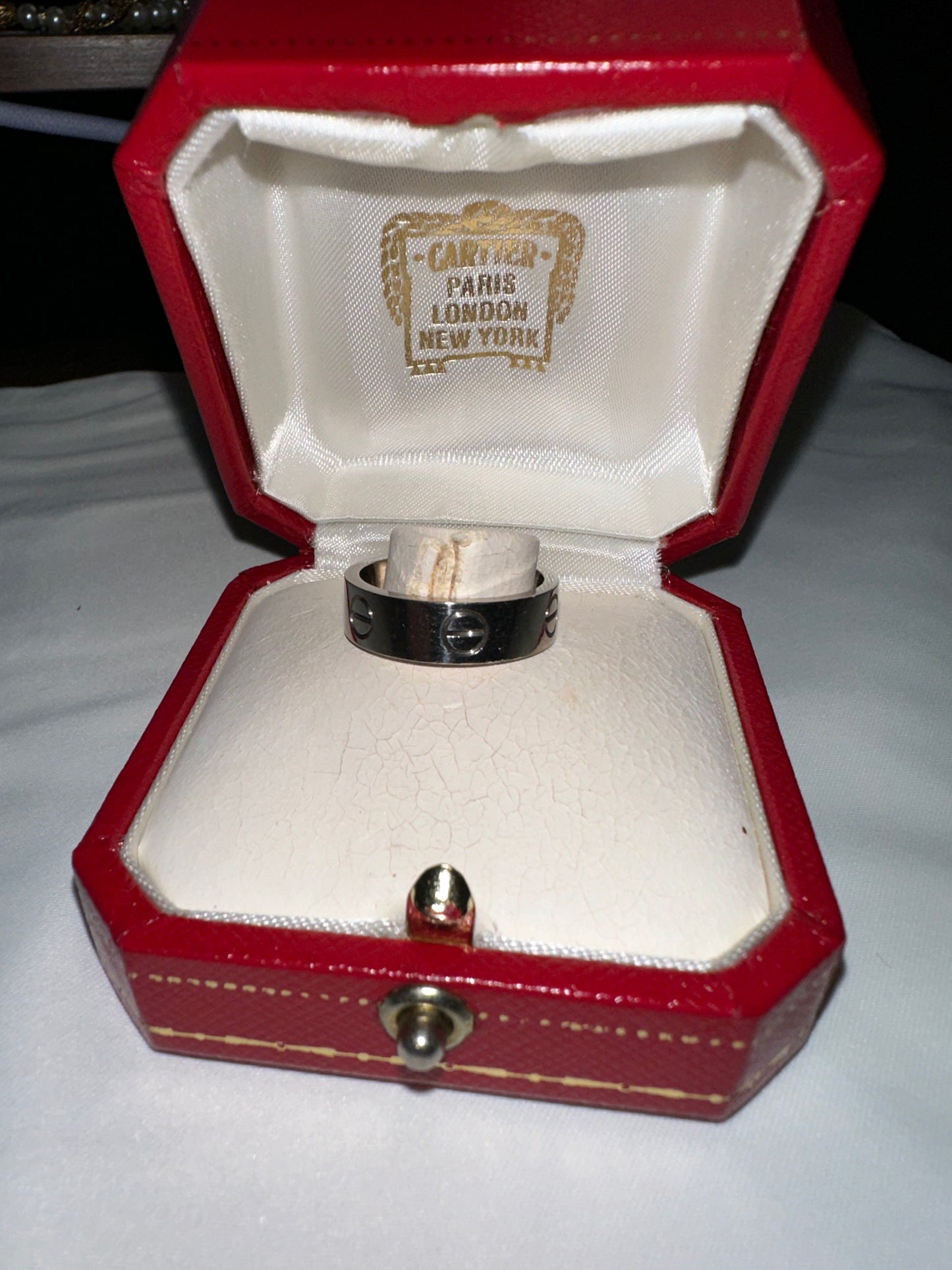 Cartier thick band/ ring size 54