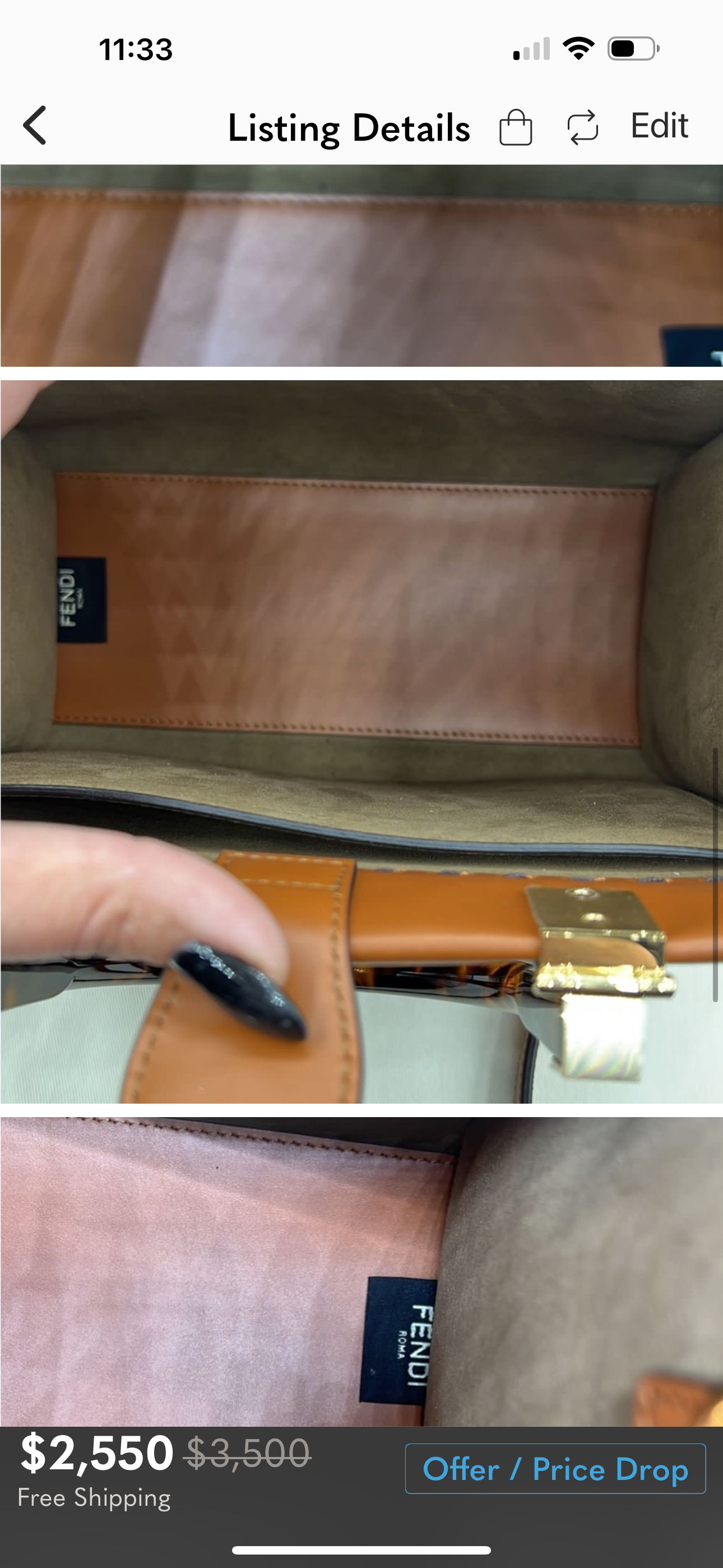 Fendi sunshine small