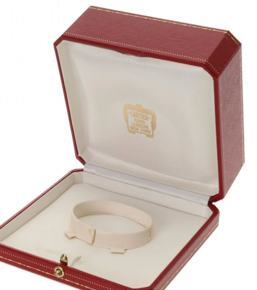 Cartier love bracelet thick yellow gold 16