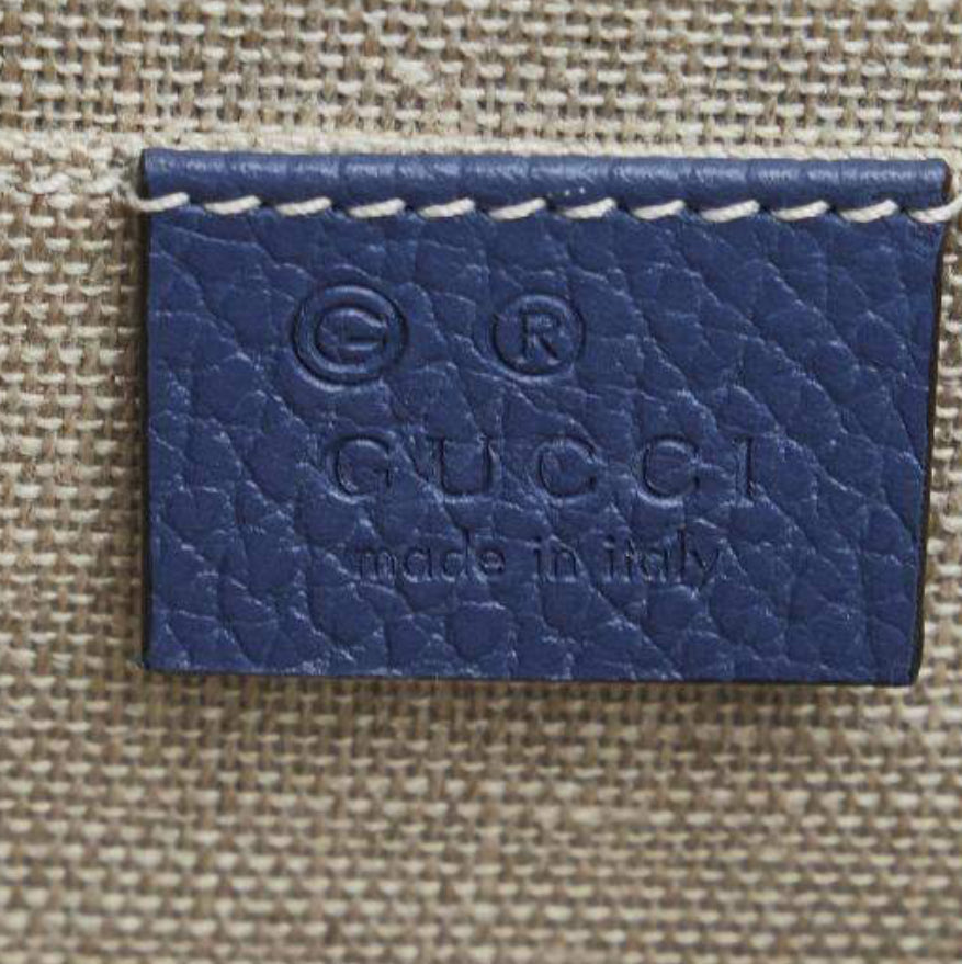 Gucci shoulder bag blue