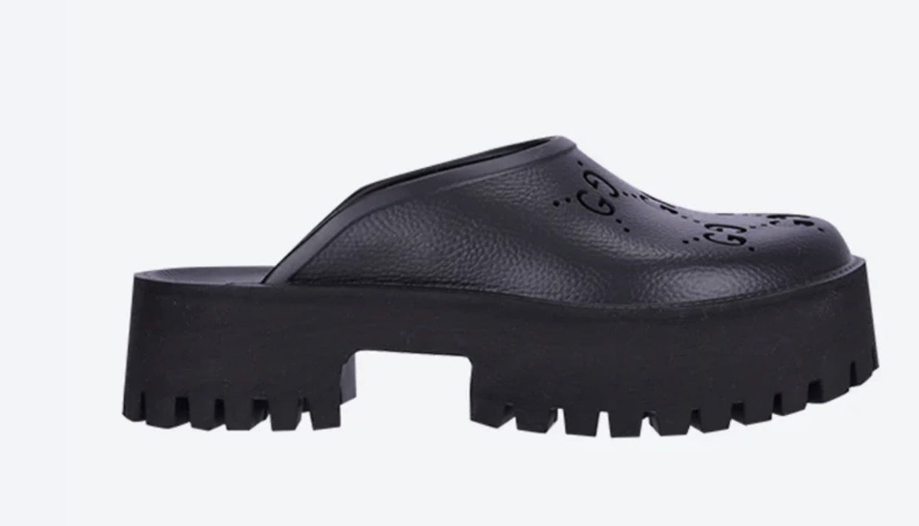 Gucci rubber mules