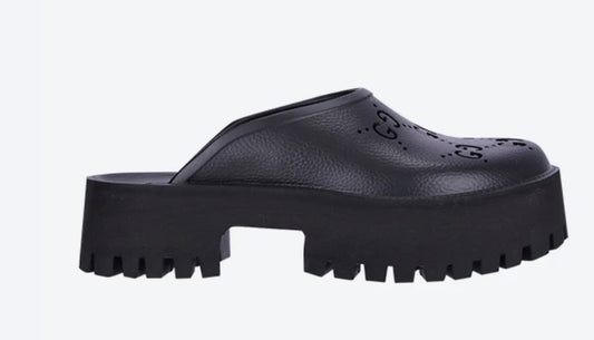 Gucci rubber mules