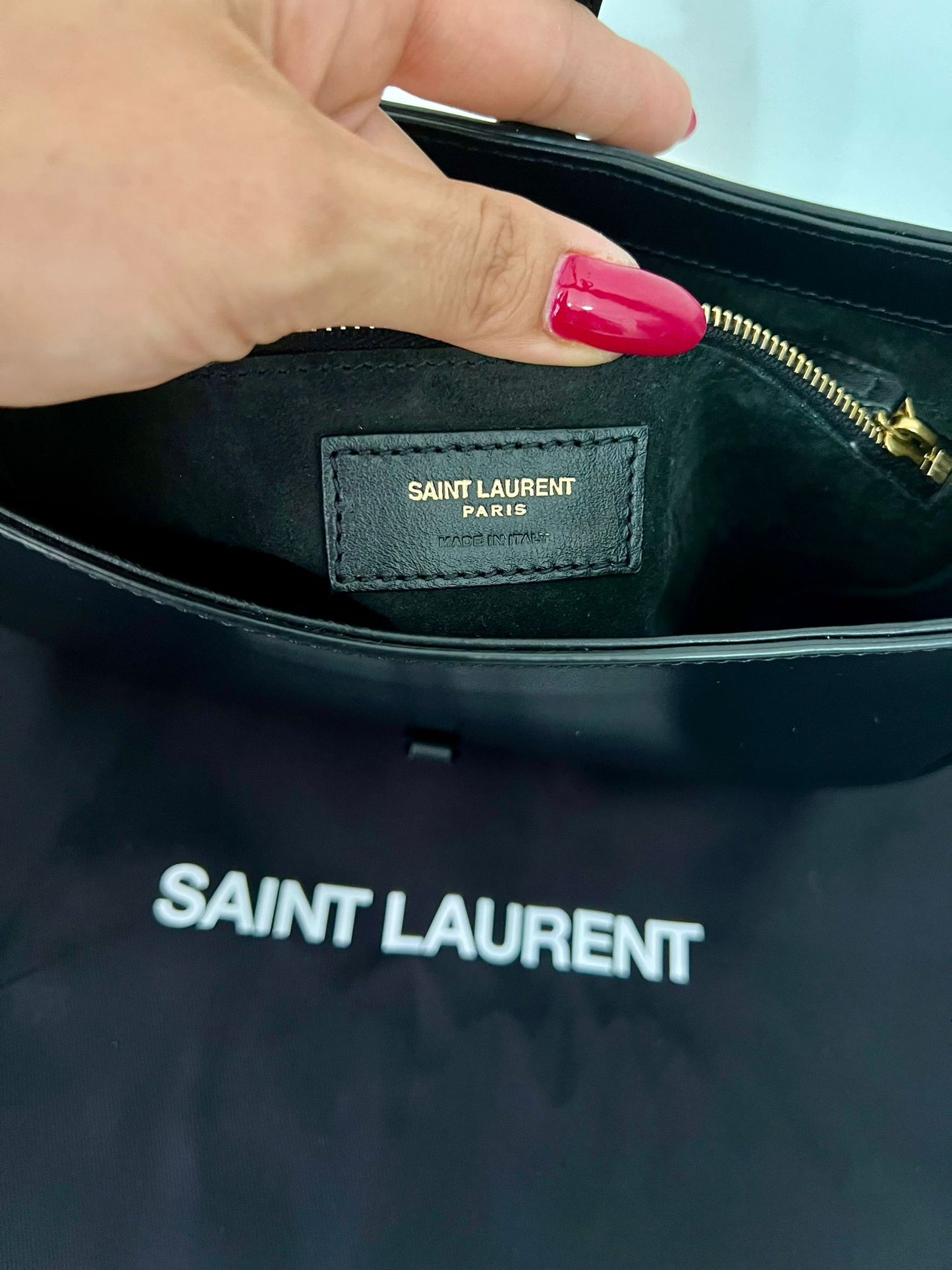 Ysl Saint Laurent Hobo 5 a 7 black