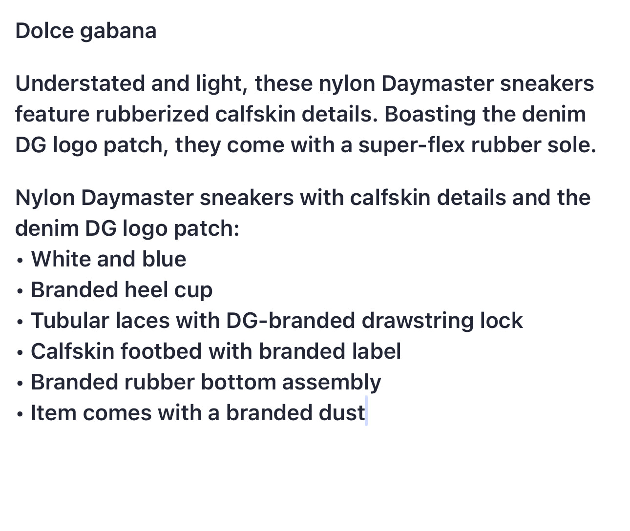 DG daymaster sneakers 37