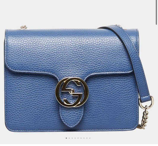 Gucci shoulder bag blue