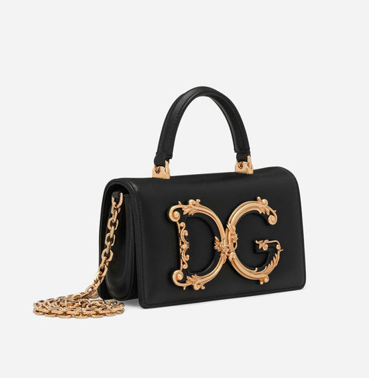 Dg girl handbag with handle & gucci phone bag/ camera