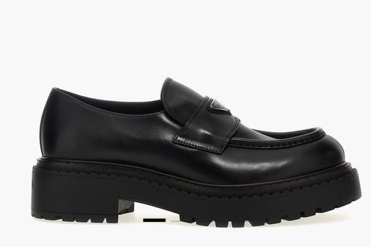Prada logo men loafers