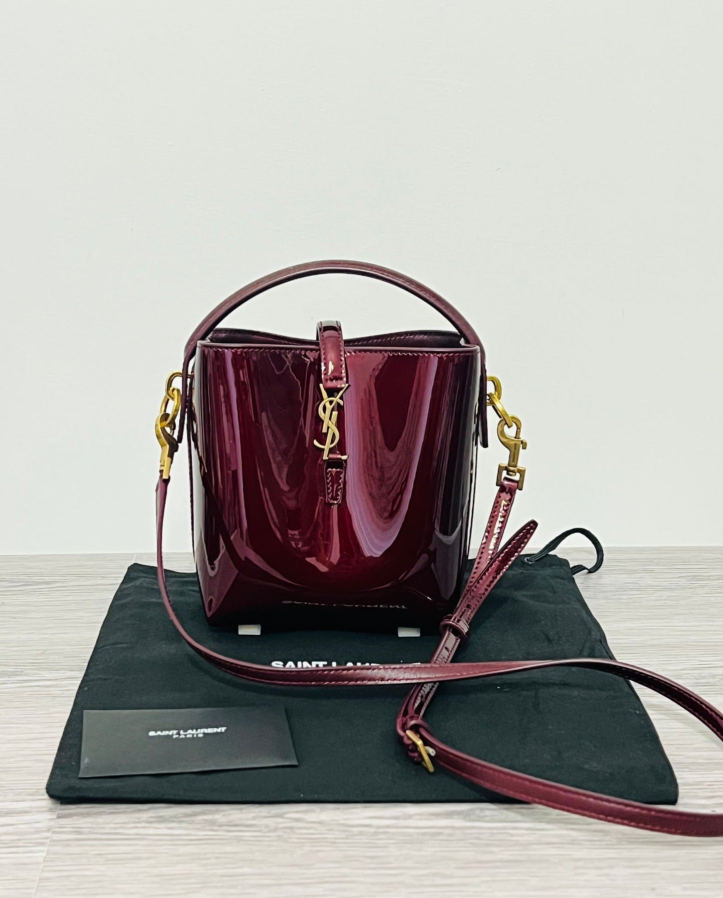 Ysl 37 mini bucket new with dust bag