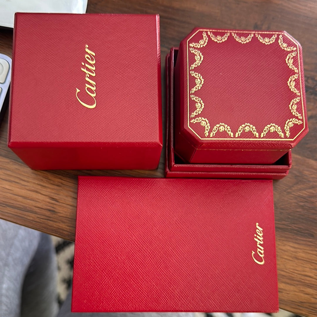 Cartier love ring rose gold 53