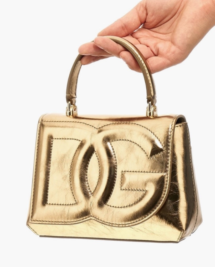 DG gold bag with handle
