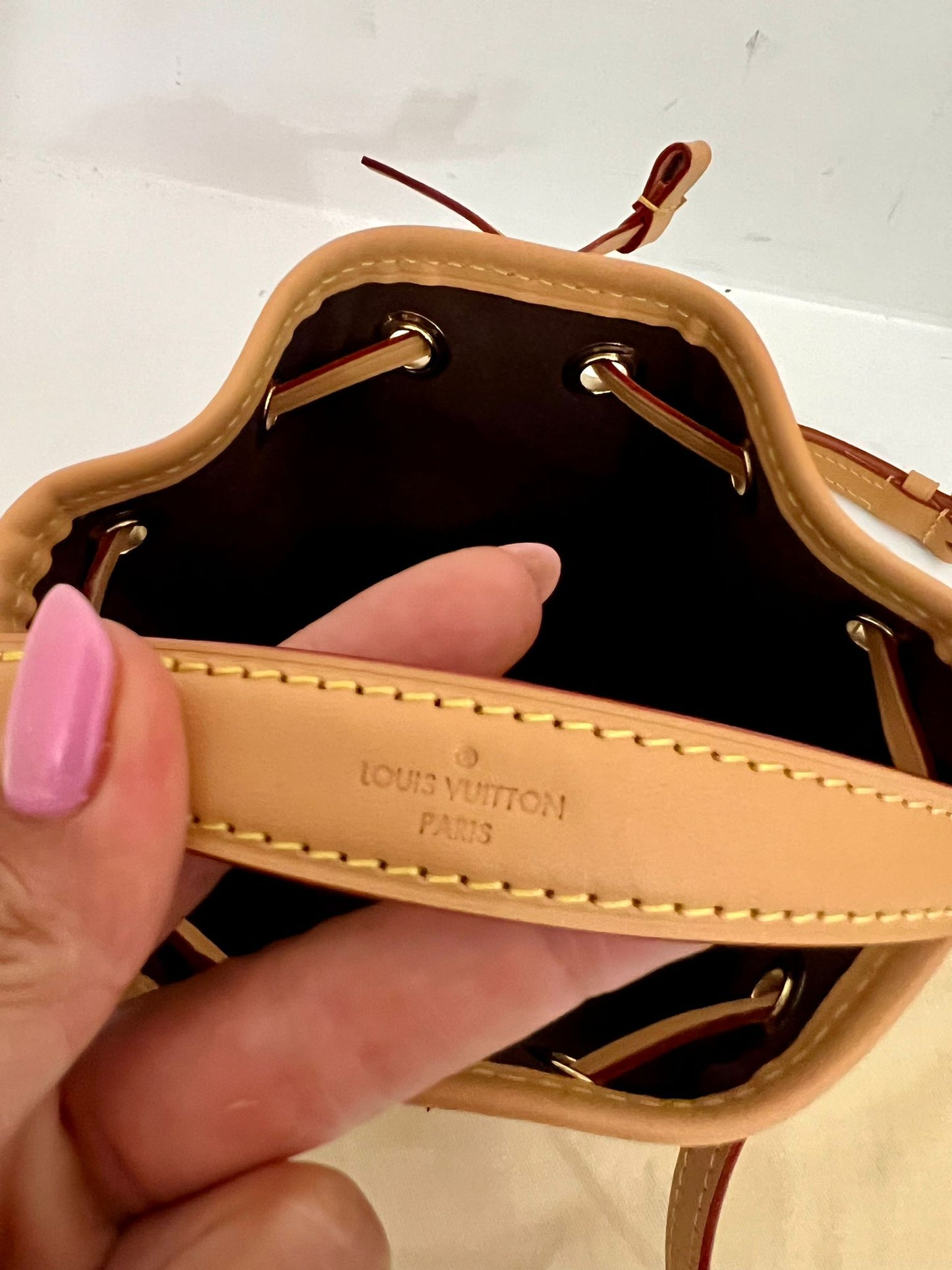 Lv Noe nano bucket bag