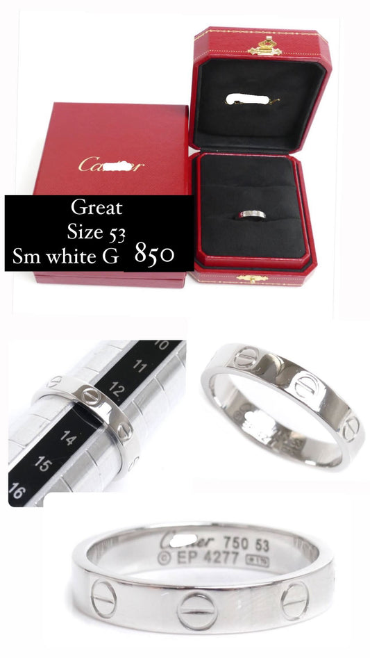 Cartier love ring 53