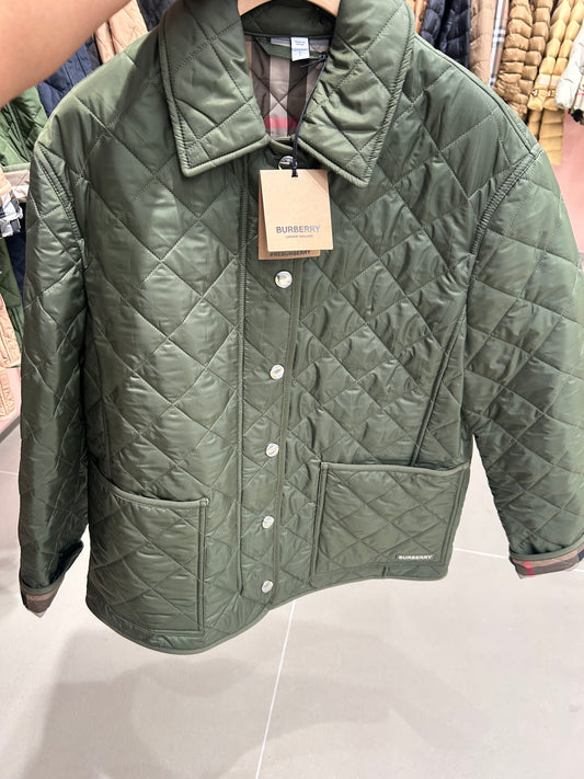 Burberry jacket medium green
