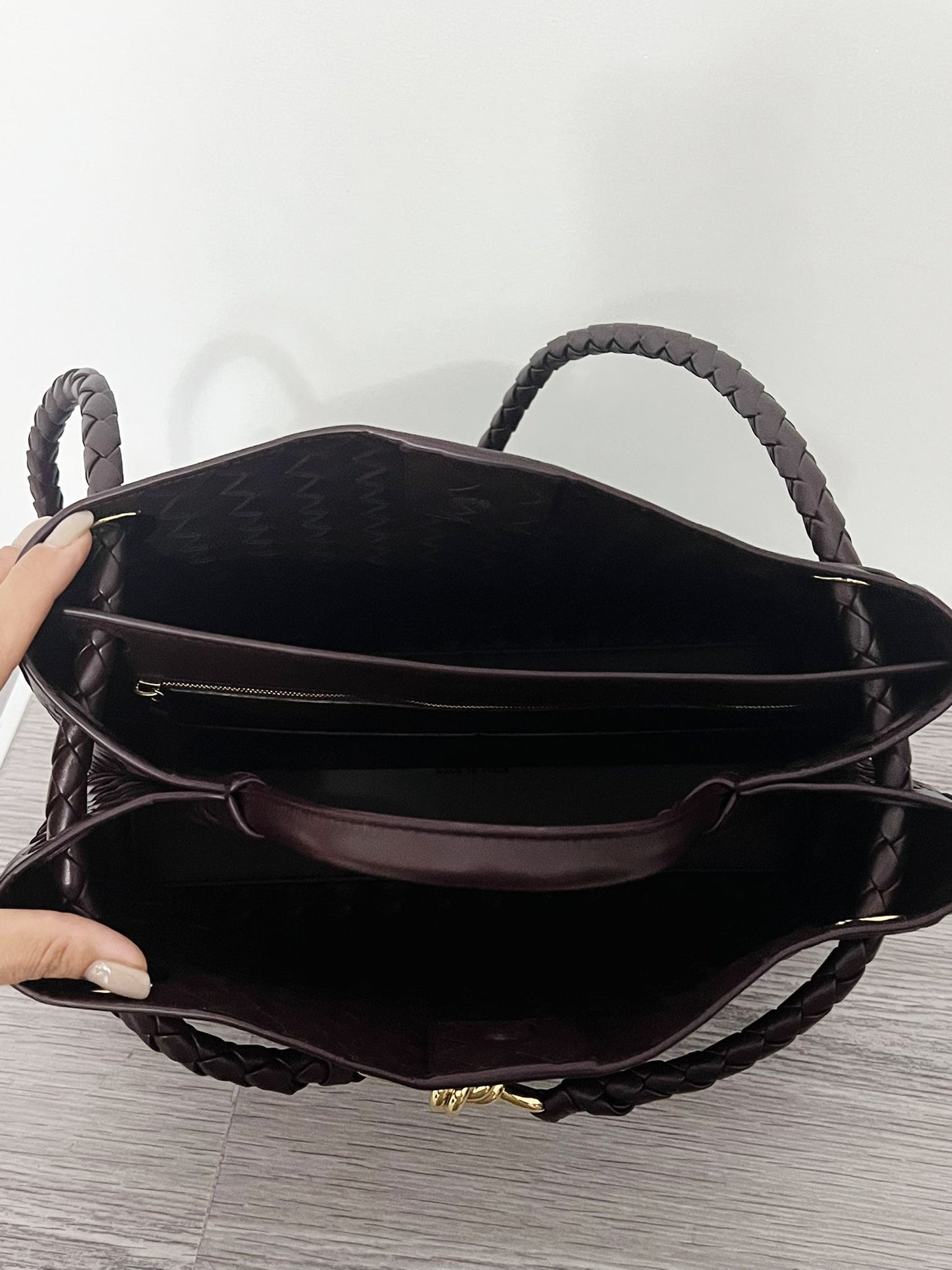 Bottega andiamo medium Dark Barolo - Partial payment