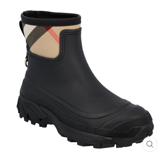 Burberry rain boots