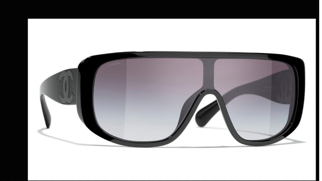 CC shield sunglasses black