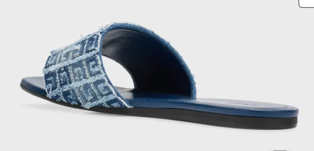 Givenchy denim slides