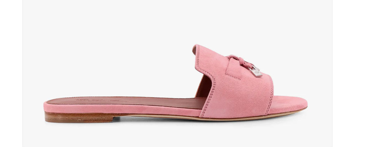 Loro piana slides 40 pink new