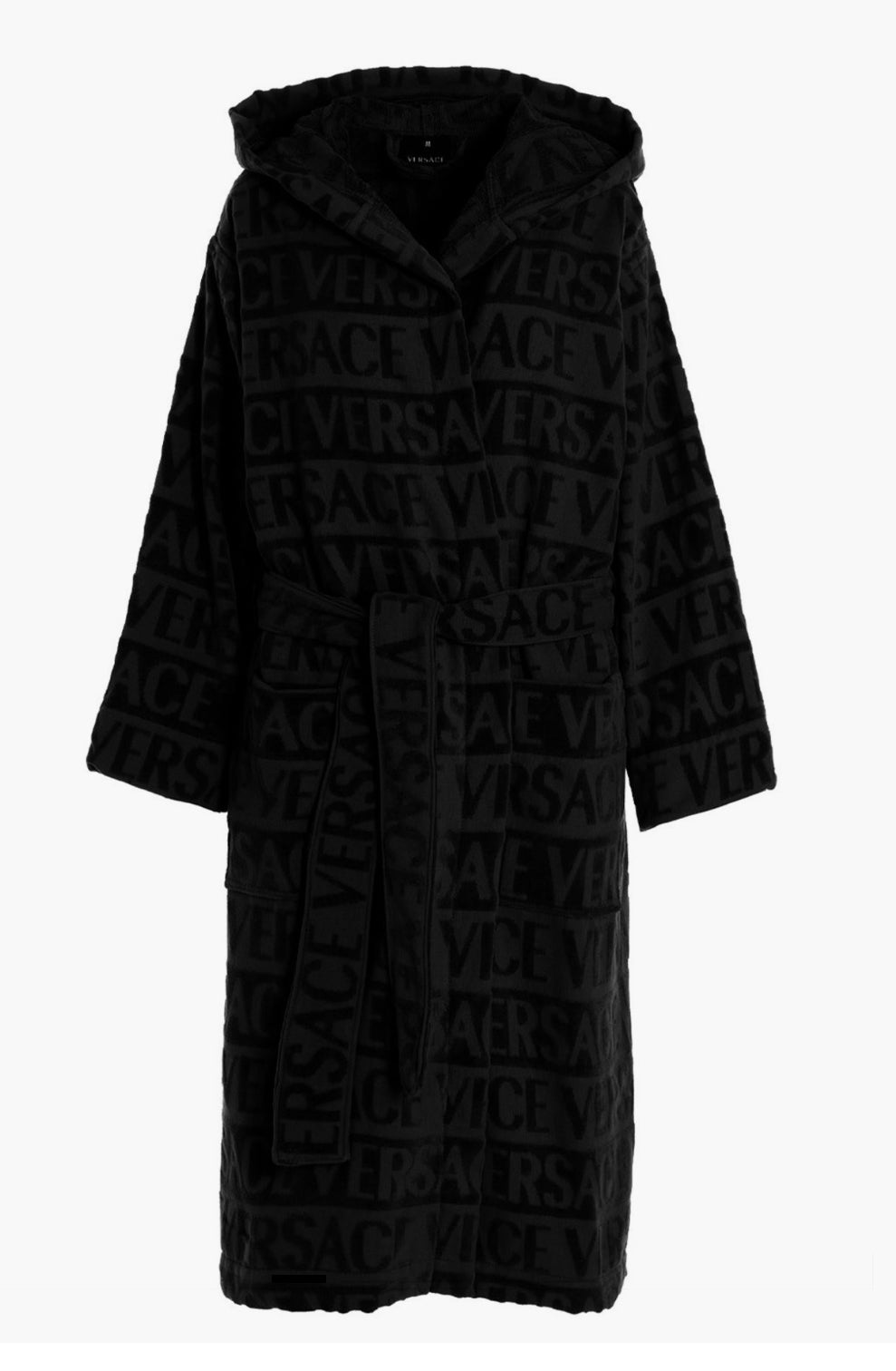 Lv monigram shawl + Versace robe xxxl black