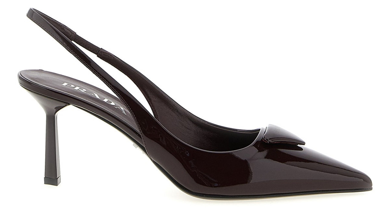 Prada sling back bordeaux size 41