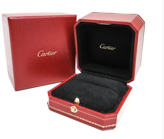 Cartier live ring thick band 52 rose gold