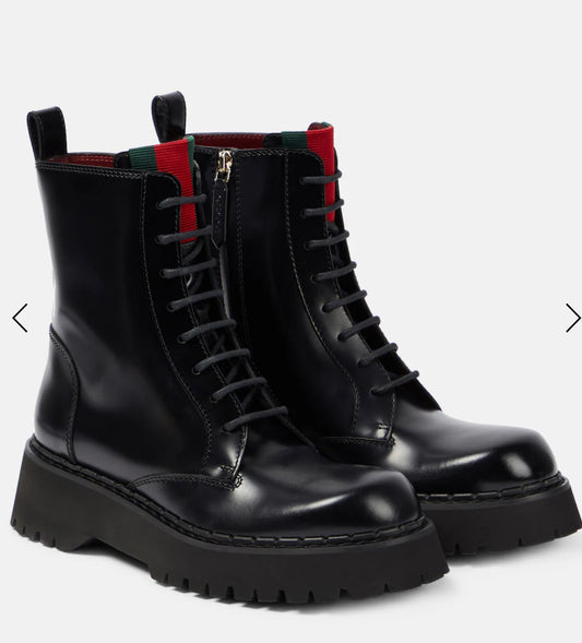 Gucci combat boots 39