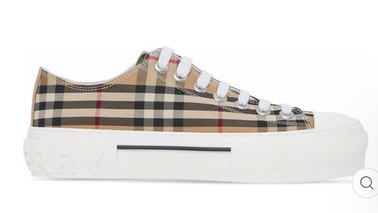 Burberry check sneakers