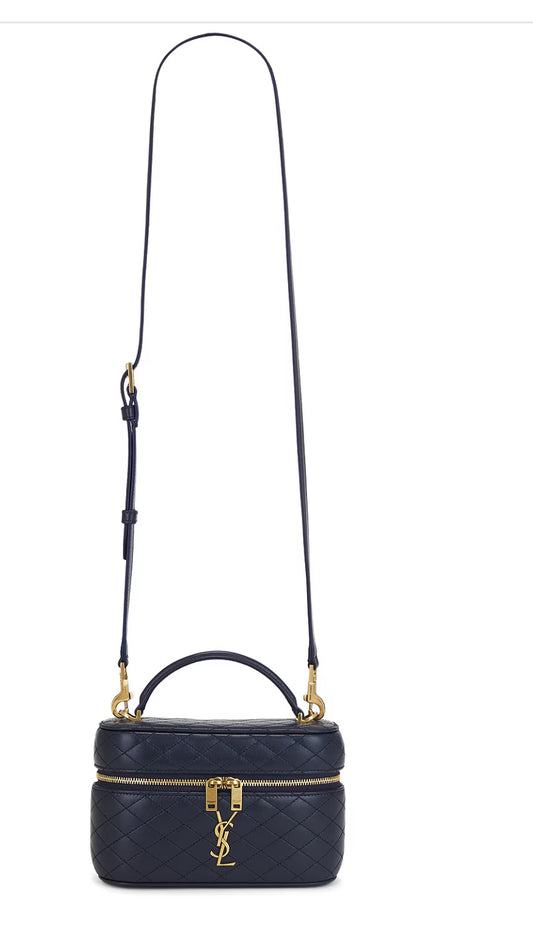 New SAINT LAURENT
 Gaby Vanity Bag BLUE