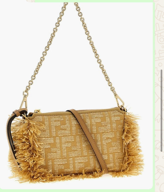 Fendi ff baguette pouch
