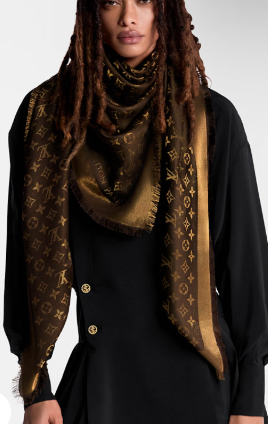 Jacquemus
Jacquemus The Rond Carré & 2 LV scarf brown Order for Christine