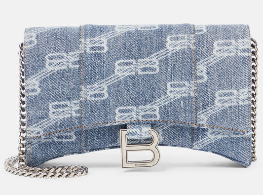 Balenciaga wallet on chain & chanel le boy balance