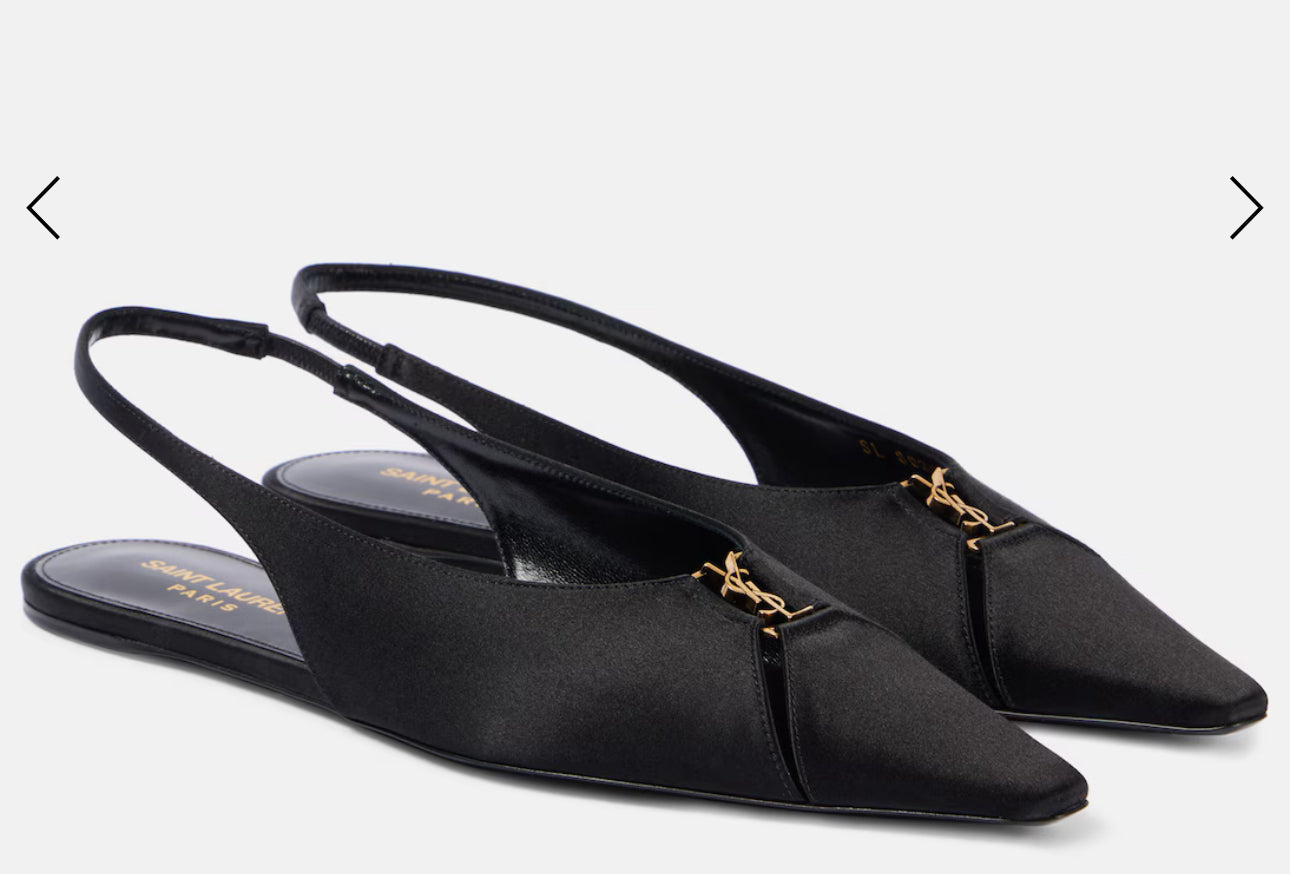 Saint laurent flats sling back 37
