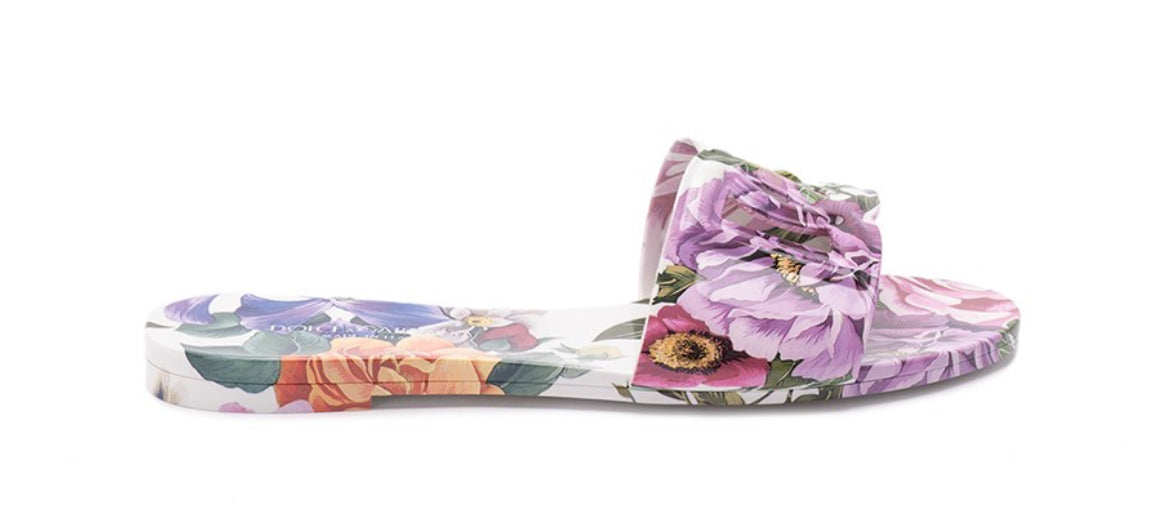 DG rubber slides floral design size 40