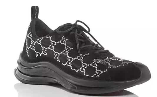Gucci crystal sneakers 40.5