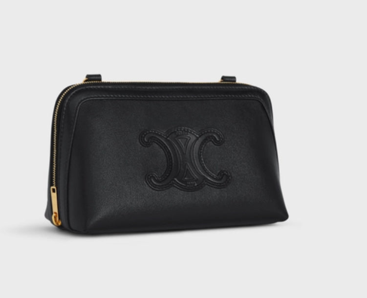 Celine clutch triomphe black