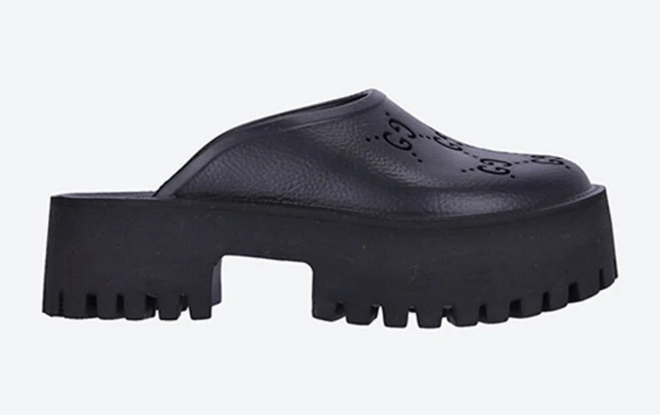 Rubber gg flat 25 mules