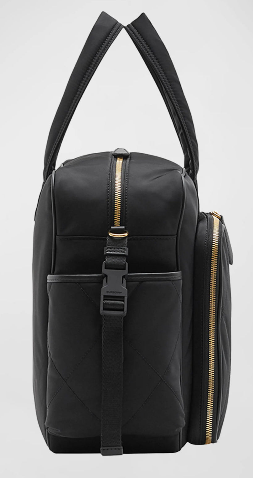 Burberry diaper bag black