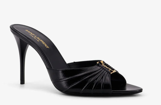 Babylone 90 San leather sandals YSL