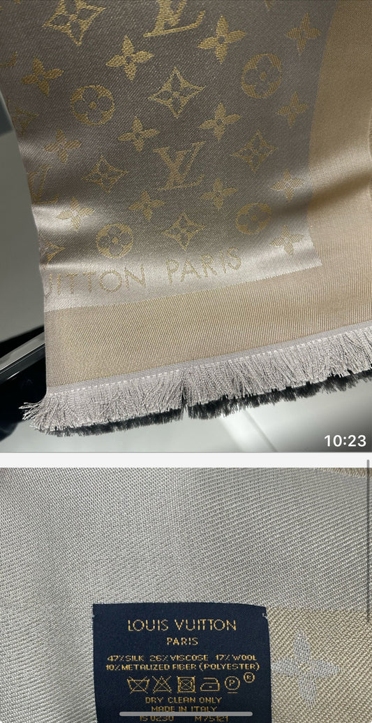 Lv shine shawl double sides