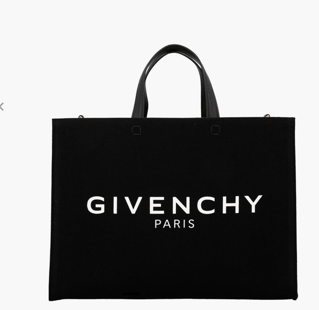 Dior slides /bag, givenchy tote, gucci loafers balance