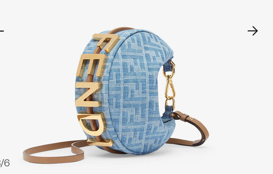 Fendigraphy mini denim balance for kyley