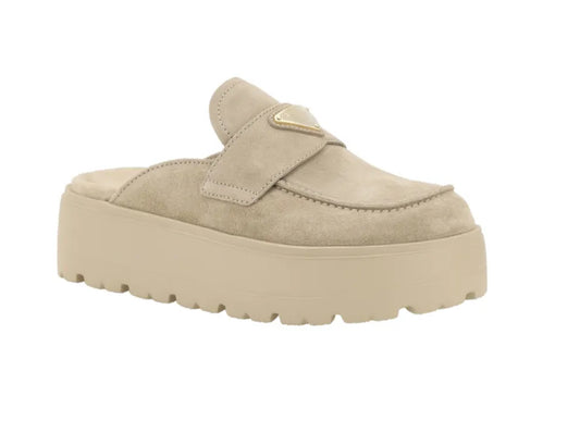 Prada suede mules beige 40